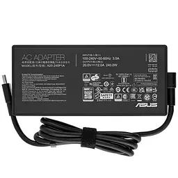 Блок живлення для ноутбука ASUS 20V 12A 240W Rectangle Conn чорний RECTANGULAR - мініатюра 2