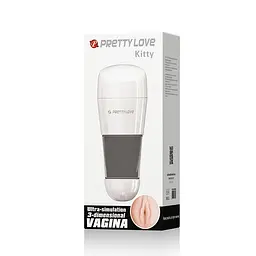 Мастурбатор Pretty Love Kitty тілесний - мініатюра 3
