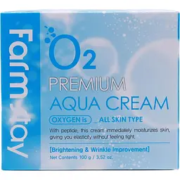 Крем для обличчя FarmStay O2 Premium Aqua Cream 100 г - мініатюра 4