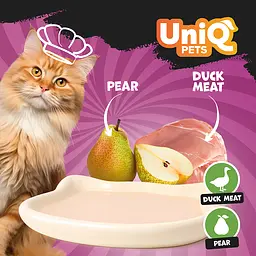Кремовий вологий корм для кішок UNIQ PETS CAT WET FOOD DELIGHT SHAKE з качкою та грушею, 60 г - мініатюра 7