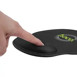 Килимок для мишки Hoco GM30 (230x215mm) with wrist rest Black - мініатюра 2
