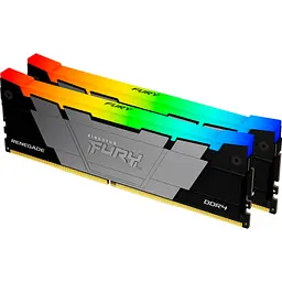 Модуль пам'яті для комп'ютера DDR4 64GB (2x32GB) 3200 MHz FURYRenegadeRGB Kingston Fury (ex.HyperX) (KF432C16RB2AK2/64) - мініатюра 2