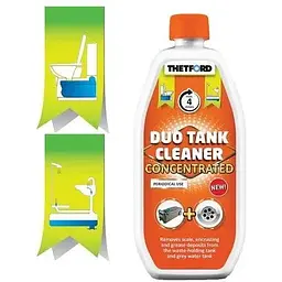 Рідина-концентрат очищувач для біотуалету Thetford DUO TANK CLEANER (CONCENTRATED) 0.8 л - мініатюра 4