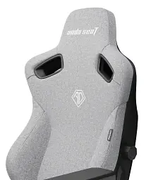 Крісло ігрове Anda Seat Kaiser 3 Size XL Grey Fabric (AD12YDC-XL-01-G-PV/F) - мініатюра 5