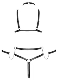 Боді Bad Kitty Strap S (чорний) - мініатюра 5