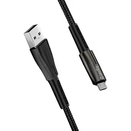 Дата кабель USB 2.0 AM to Micro 5P 1.0m zinc alloy + led black ColorWay (CW-CBUM035-BK) - мініатюра 6