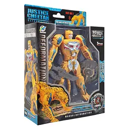 Дитячий робот-трансформер Justice Cheetah 168-85Yellow робот-гепард