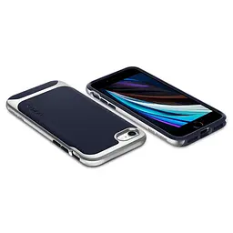 Чохол протиударний Spigen Neo Hybrid Herringbone 054CS22199 для iPhone 7/8/SE 2020/2022 Satin Silver - мініатюра 5