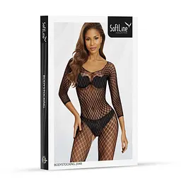 Бодістокінг Bodystocking 2048, black One Size - мініатюра 3