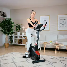 Велотренажер Hop-Sport HS-2080 Spark чорно-червоний (2025) - мініатюра 3