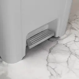 Відро для сміття MBM My Home з кришкою та педаллю 18 л сіре (BIN-03 18L GRAY) - мініатюра 9