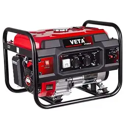 Бензиновий генератор VETA VT350JE (2.8 кВт) Мідна обмотка   