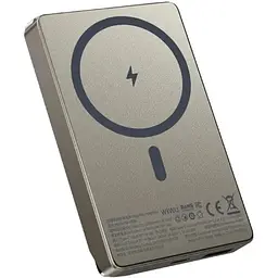 Зовнішній акумулятор Wiwu Ultra-Thin Series Power Bank 10000mAh Wi-P020 (3C) Grey (6976975611630)