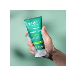Гель для душу Weleda Energy Fresh Shower Gel 3 в 1 200 мл (7611916558283) - мініатюра 4