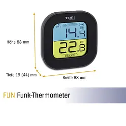 Термометр з радіодатчиком TFA Fun 30306801 - мініатюра 8
