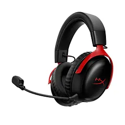Гарнітура ігрова Cloud III S, WL/USB-A/USB-C, чорно-червоний HyperX teh0013072 - мініатюра 2