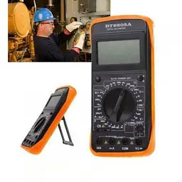 Цифровий Професійний мультиметр DT-9205A тестер вольтметр - мініатюра 2