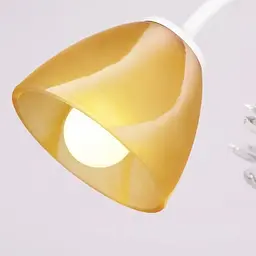 Люстра підвісна Brille флористика E14 40W WH (LK-332S/3) - мініатюра 2
