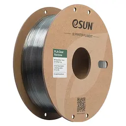 Пластик для 3D-принтера eSUN PLA Clear Rainbow 1.75 мм 1 кг PURPLE BLUE GREY (PLA-CLRB175RB-ZUH1P1)
