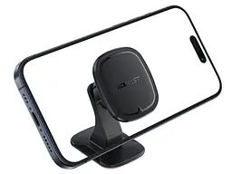 Автомобільний тримач для смартфона Acefast D35 center console magnetic car holder Black - мініатюра 2