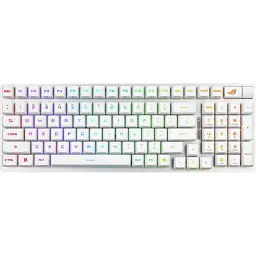 Клавіатура Asus ROG Strix Scope II RX Optical White [90MP03S0-BKUA30] [126947] - мініатюра 2