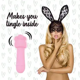 Міні-вібратор FeelzToys Mister Bunny 13.5 см рожевий - мініатюра 4