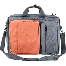Рюкзак-сумка для ноутбука 15.6" ModeCom Reno сіро-помаранчева
