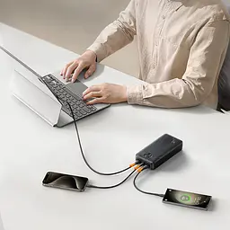 УМБ Joyroom JR-PBF16 20000mAh QC+PD 22,5W Black (6956116717360) - мініатюра 9
