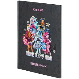 Щоденник шкільний Kite Monster High 170х238 мм чорний (MH25-262) - мініатюра 7