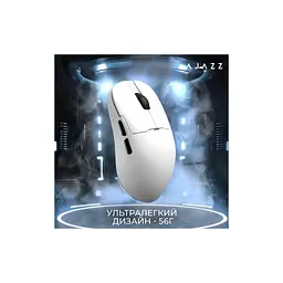 Мишка Ajazz AJ159 APEX Wireless/Bluetooth/USB White (AJM159-A-W) - мініатюра 7