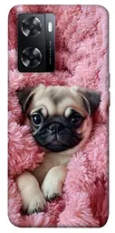 TPU чохол Demsky Мопс у ніжностях для Oppo A57s