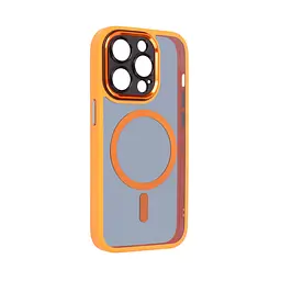 Чехол для Apple iPhone 14 Pro, Unit MagSafe SE, оранжевый, с защитой камеры, магсейф, противоударный, магнитный, панель-накладка с MagSafe, с поддержкой беспроводной зарядки, TPU+PC, защита всего корпуса, ударопрочный, ArmorStandart (ARM75375) - мініатюра 2