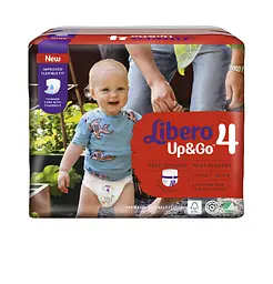 Підгузки-трусики Libero Up&Go 4 (7-11 кг), 22 шт. - мініатюра 2