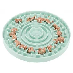 Миска Trixie Junior для повільного годування цуценят блакитна пластик d 15 см - мініатюра 2