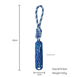 Іграшка для жування Derby TPR + Rope Dog Toy - мініатюра 2