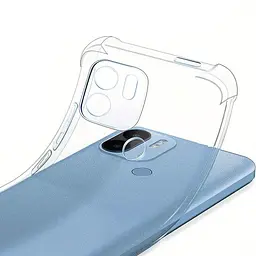 TPU чохол GETMAN Ease logo посилені кути Full Camera для Xiaomi Redmi A1 / A2 Безбарвний (прозорий) - мініатюра 4