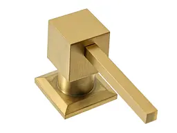 Дозатор миючого засобу Rea brushed gold 330мл квадратний BAT-05009, Золотий - мініатюра 3
