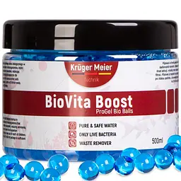 Бактерії в гельових кульках для акваріуму Kruger Meier BioVita Boost 500 мл - мініатюра 2