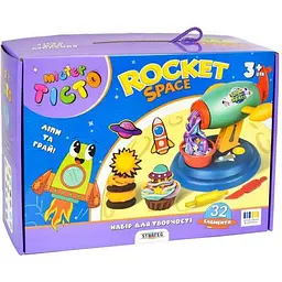 Набір для творчості STRATEG Містер тісто Rocket Space українською мовою 41029