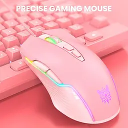 Комп'ютерна мишка Onikuma для ПК і ноутбука CW98 дротова з RGB підсвіткою 6400 DPI 7 кнопок комп’ютерна - мініатюра 4