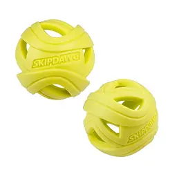 Іграшка для Собак Skipdawg Breezy Ball для Полегшення дихання TPR Набір з 2 шт 7 см - мініатюра 3