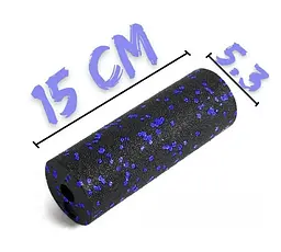 Набір для масажу та йоги PowerPlay PP_4093 EPP (3 м'ячики + валик масажер 15*5,3 см) Blue + гумка 7,5 кг (PP_4093_Blue) - мініатюра 8