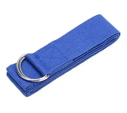 Ремінь для йоги PowerPlay PP_4409 183*3.8 см Синій (PP_4409_Blue) - мініатюра 3