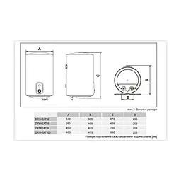 Бойлер Gorenje DryHeat 50 (747937) - мініатюра 4