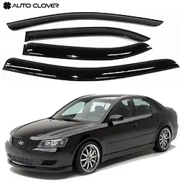 Дефлектори вікон вітровики для Hyundai Sonata NF 2004-2010 4 шт (Auto Clover)