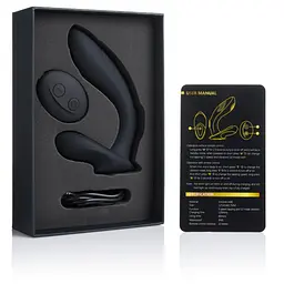 Стимулятор простати Inty Toys Rebel, 20 см (чорний) - мініатюра 2