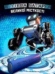 Робот-собака, інтелектуальна іграшка з керуванням жестами + джойстиком, Інноваційна іграшка робот акумуляторний + 2 джойстика + - мініатюра 6