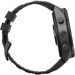 Смарт-годинник Garmin Fenix 9 Pro inReach 47mm Carbon Gray DLC Titanium w. Black/Pebble Gray Silicone Band (010-04336-10/11) [177387] - мініатюра 4