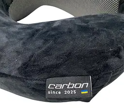 Дорожня подушка Carbon C5700 колір чорний - мініатюра 2