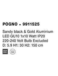 Підвіс Nova Luce POGNO 9911525 - мініатюра 11
